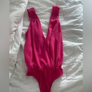 Vici Pink Bodysuit NWOT